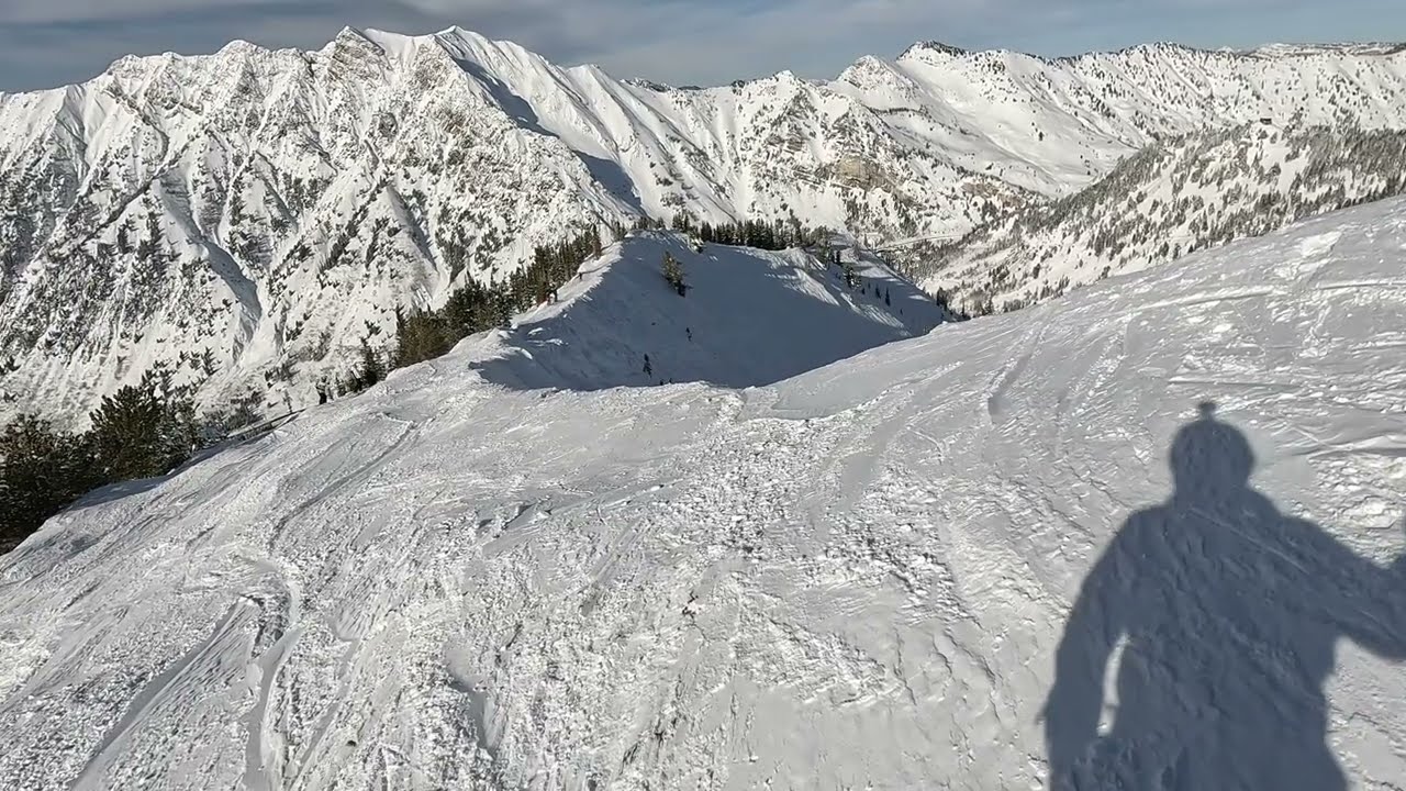 Exploring the Cirque at Snowbird (part 1) – the road to Dalton's Draw and Mach Schnell!