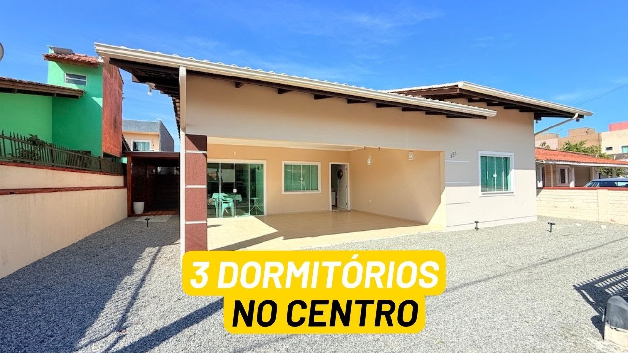 Casa com 3 dormitórios a venda em Balneário Barra do Sul no Centro