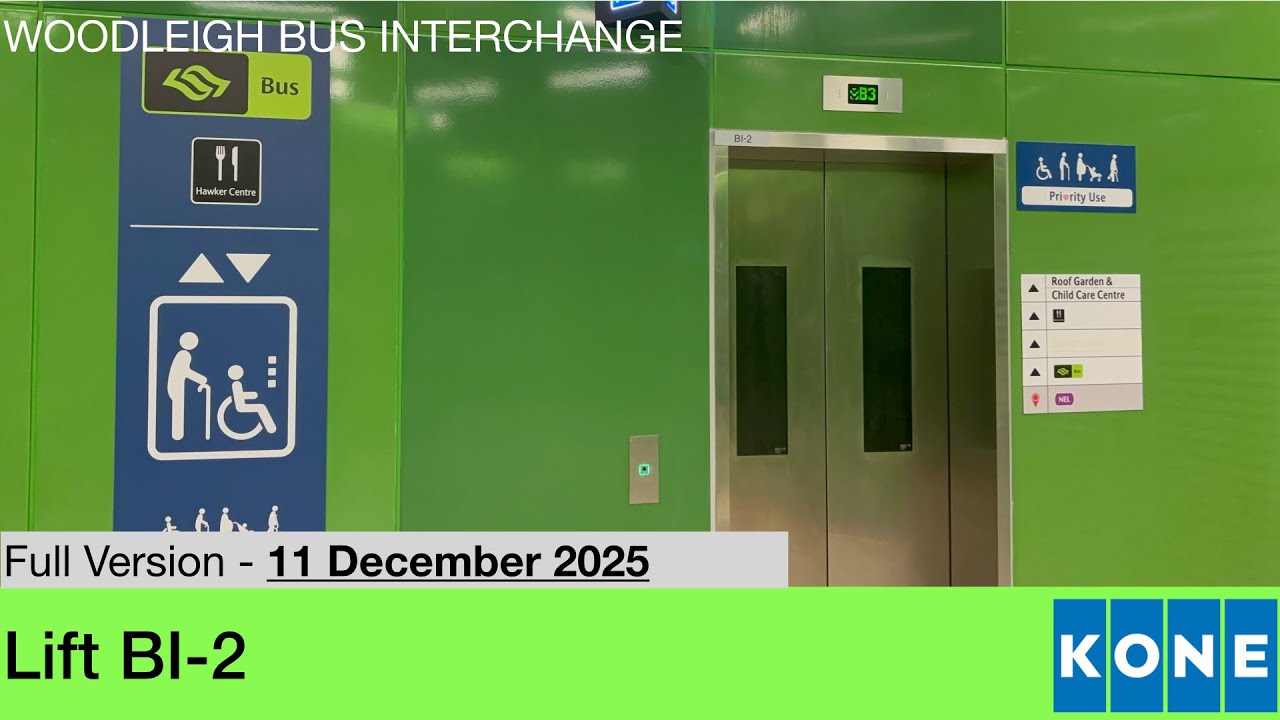 Woodleigh Bus Interchange || Kone Elevator (Lift BI-2) 🚍 