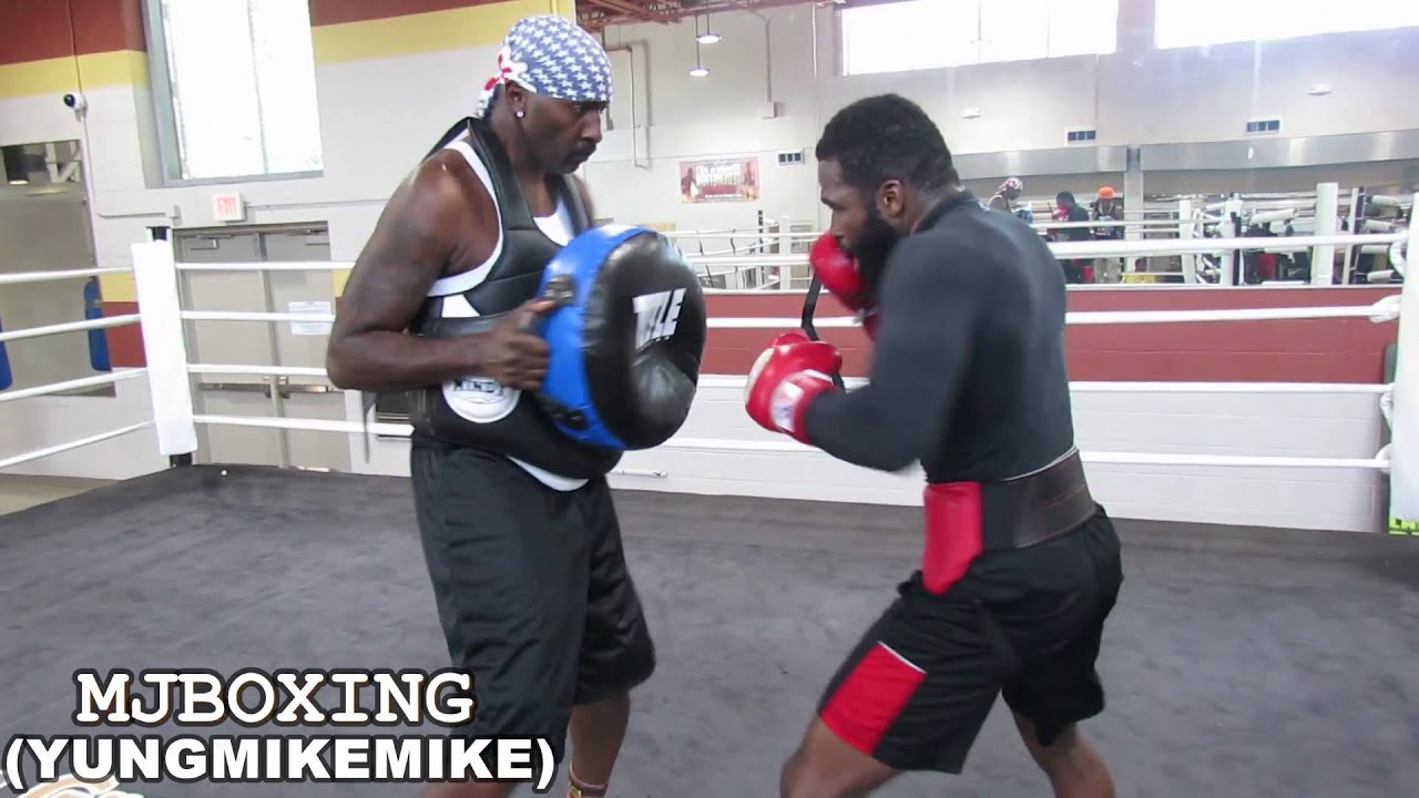 BARRY HUNTER GETTING ADRIEN BRONER READY FOR TAYLOR ON SEPT 6