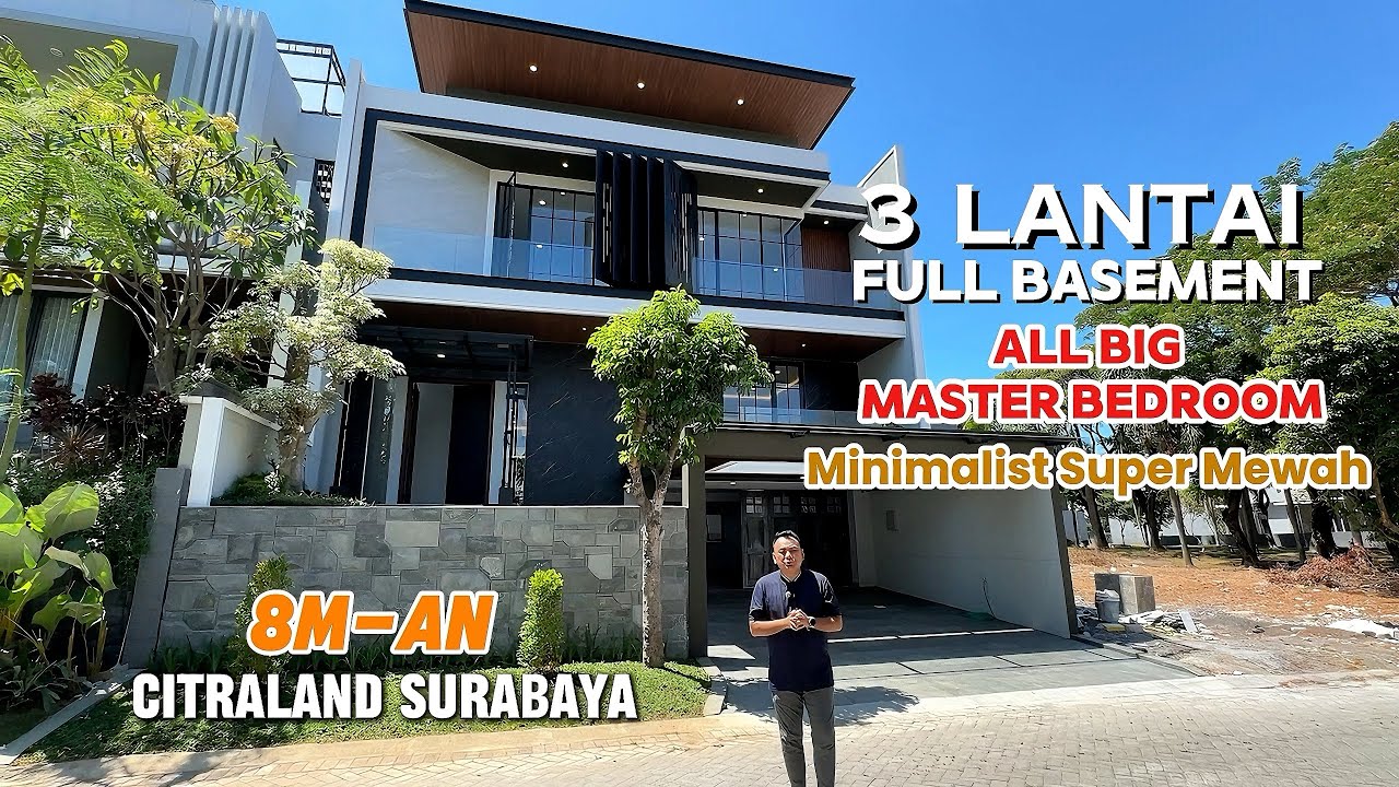 Yang ini LAYOUT TERBARU di Citraland Surabaya ‼️ Full Kamar Ukuran Besar dan ADA BASEMENT LOH ✅