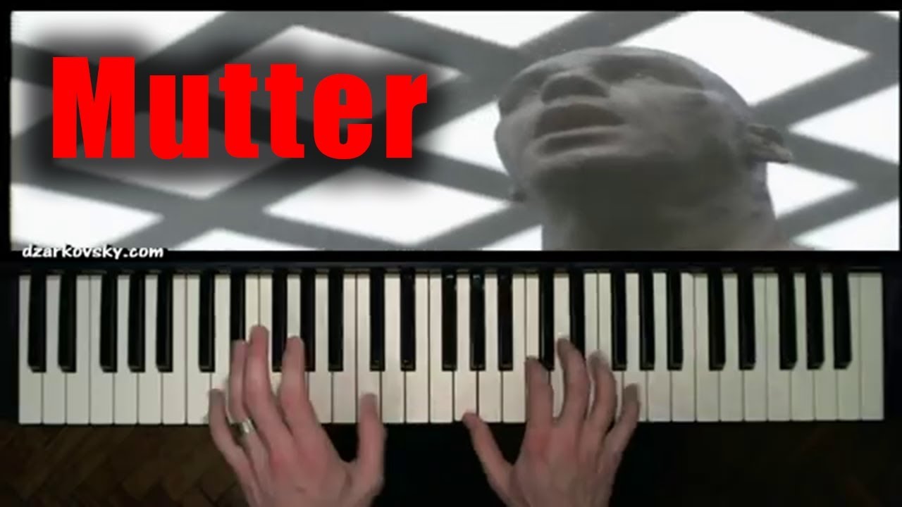 Rammstein - Mutter (piano cover)
