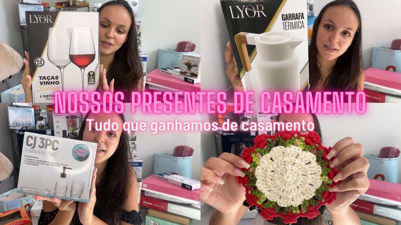 NOSSOS PRESENTES DE CASAMENTO / Tudo que ganhamos de presente ✨💕