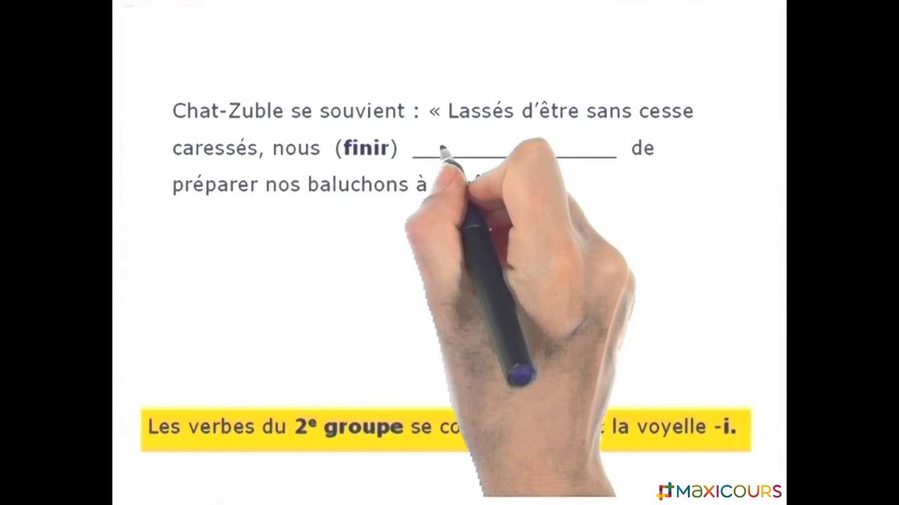 La conjugaison du passé simple de l'indicatif