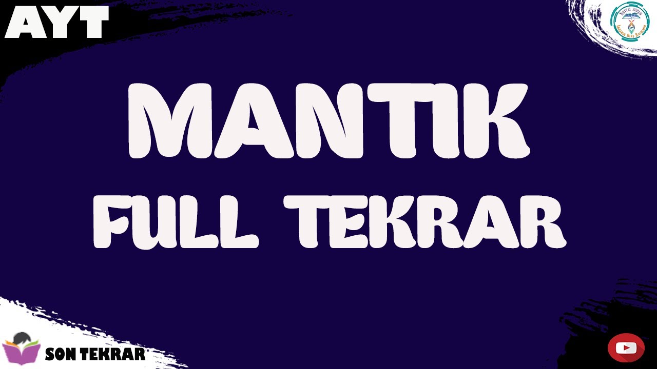 AYT Mantık Full Tekrar 2023 #ayt #aytmantık #mantık