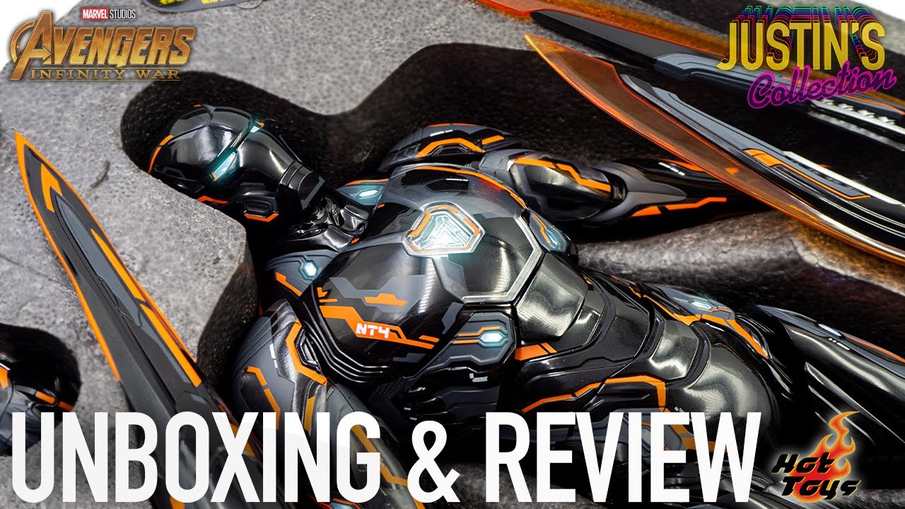 Hot Toys Iron Man Neon Tech 4.0 Avengers Infinity War Unboxing & Review