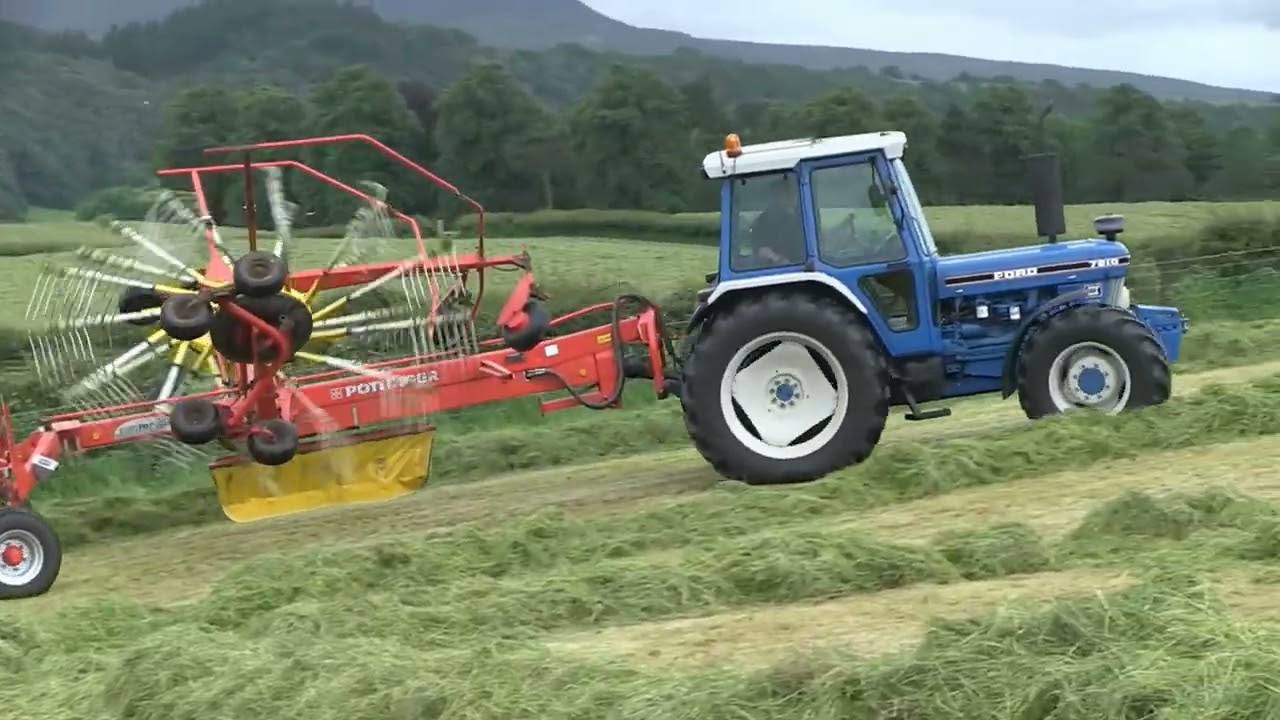 FORD 7810 GENERATION III AND POTTINGER RAKE