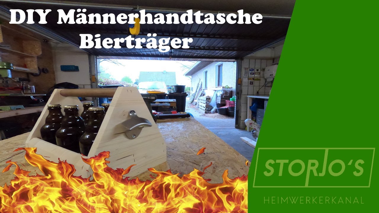 DIY Bierträger / Männerhandtasche bauen