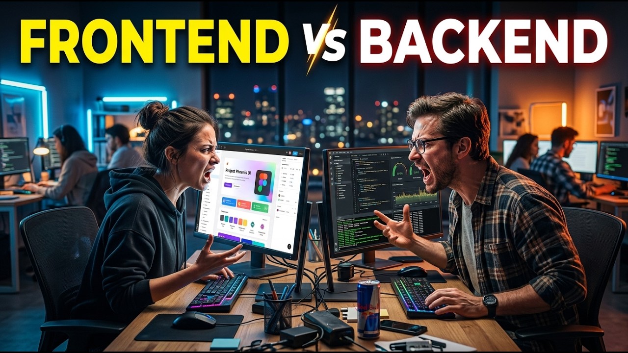 La batalla definitiva: ¿Qué es más difícil, Frontend o Backend?