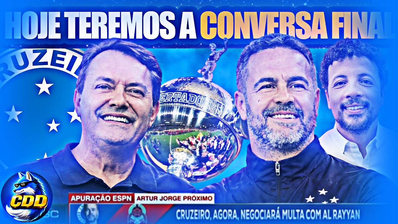 🦊🏆 CRUZEIRO TEM GRANDES CHANCES DE TÍTULO DA LIBERTADORES COM ARTUR JORGE!