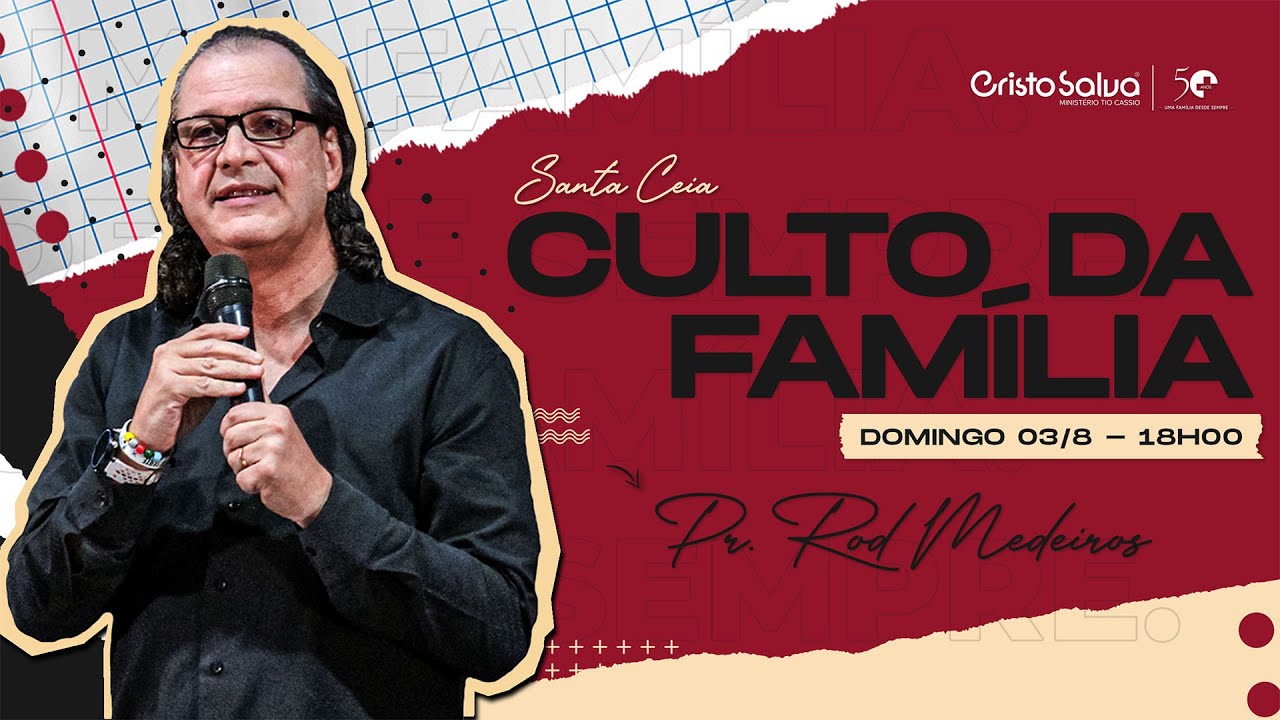 Cristo Salva || Domingo Noite | Pr. Rod Medeiros - Boaz e a mesa da reden&ccedil;&atilde;o, hoje | 03/08/2025