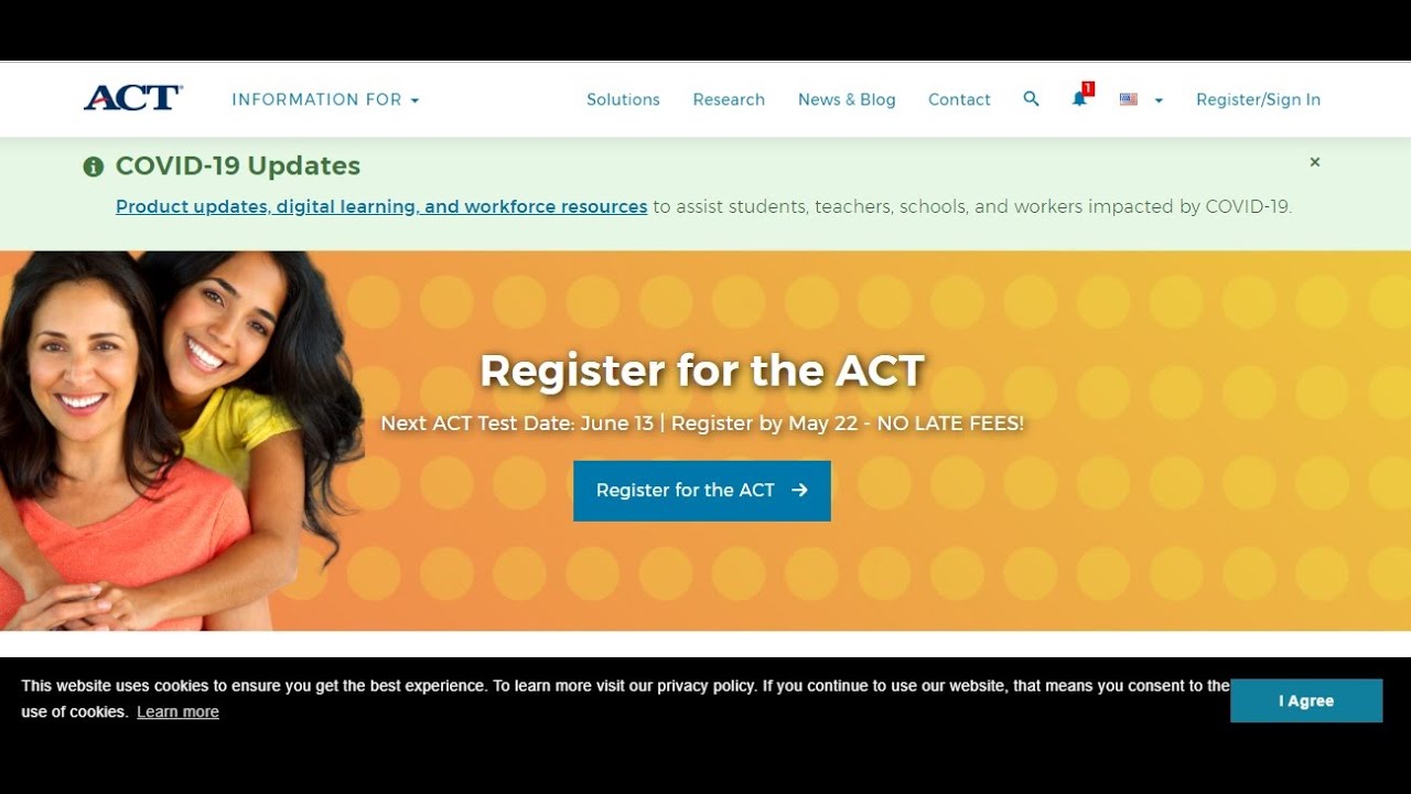 ACT Sign Up | The ACT Test Registration 2020