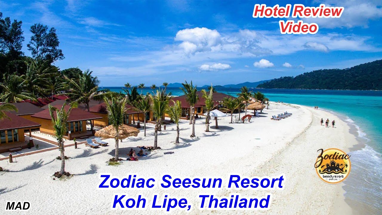 Where to stay in Koh Lipe Thailand, Zodiac Seesun Resort Tour and Review. #kohlipe