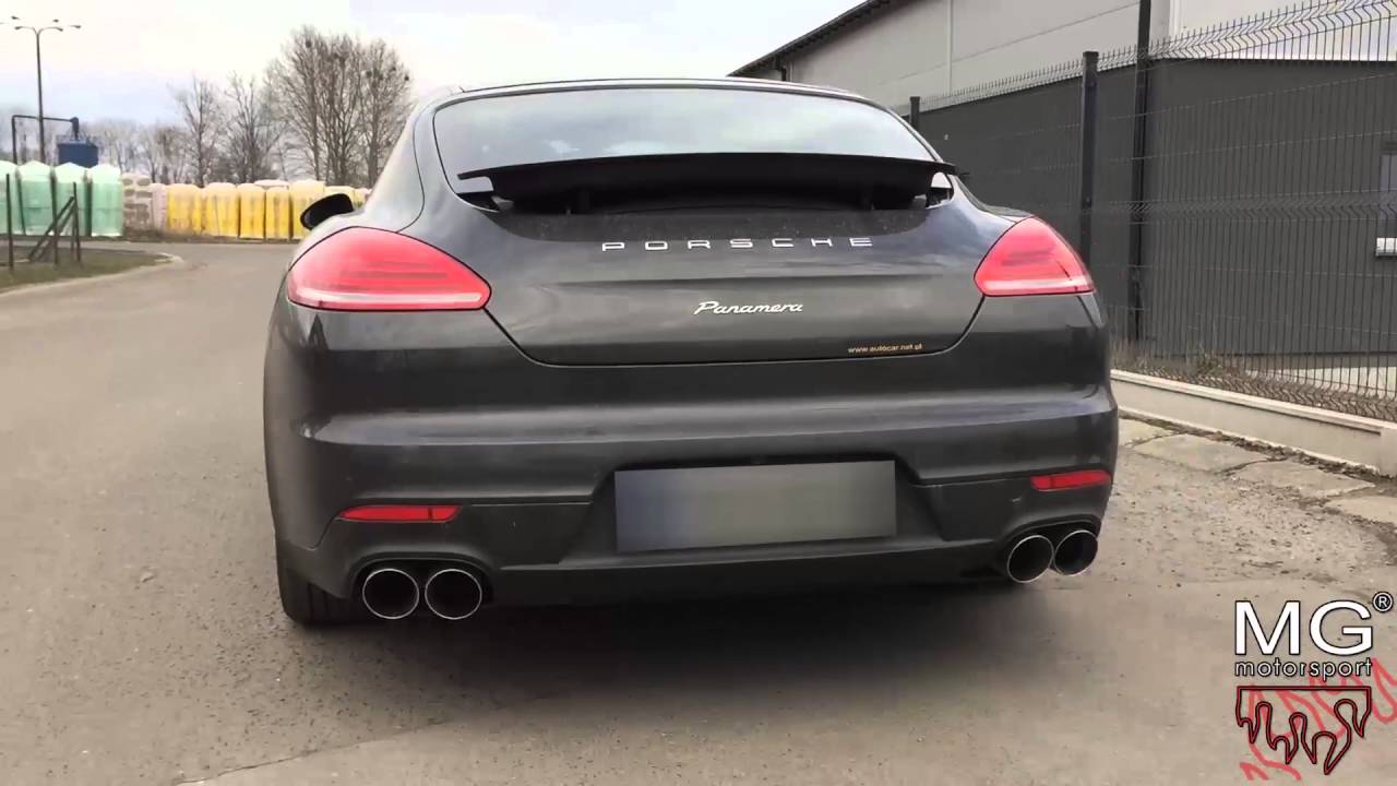 Porsche Panamera Diesel w/ MGmotorsport.pl exhaust
