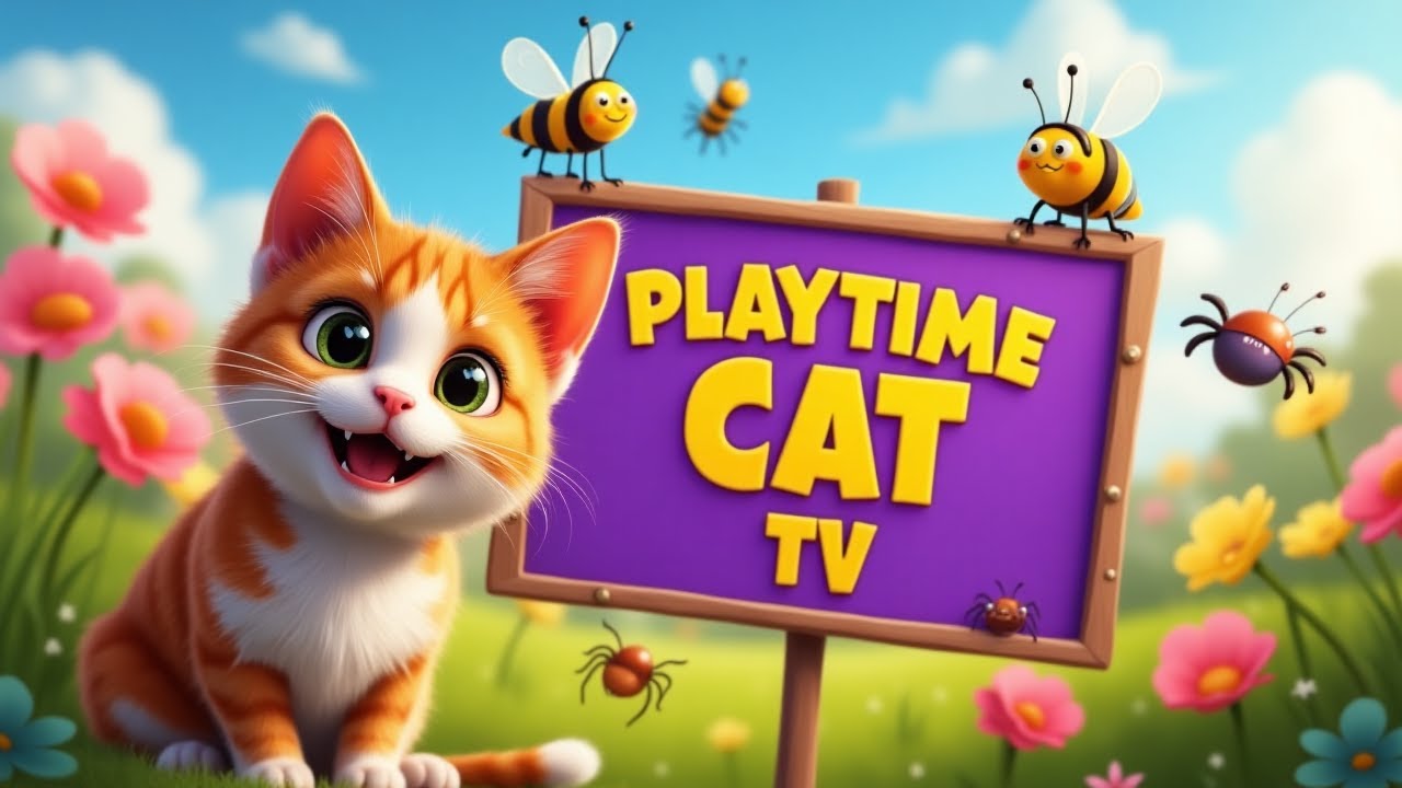 Playtime Cat TV &ndash; Fun Cat Game for Indoor Entertainment  DAY 1