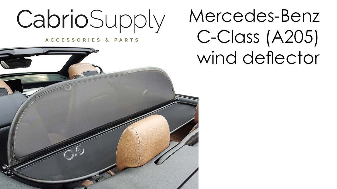 WIND DEFLECTOR MERCEDES-BENZ C-CLASS A205 (2016 - ON) - INSTALLATION