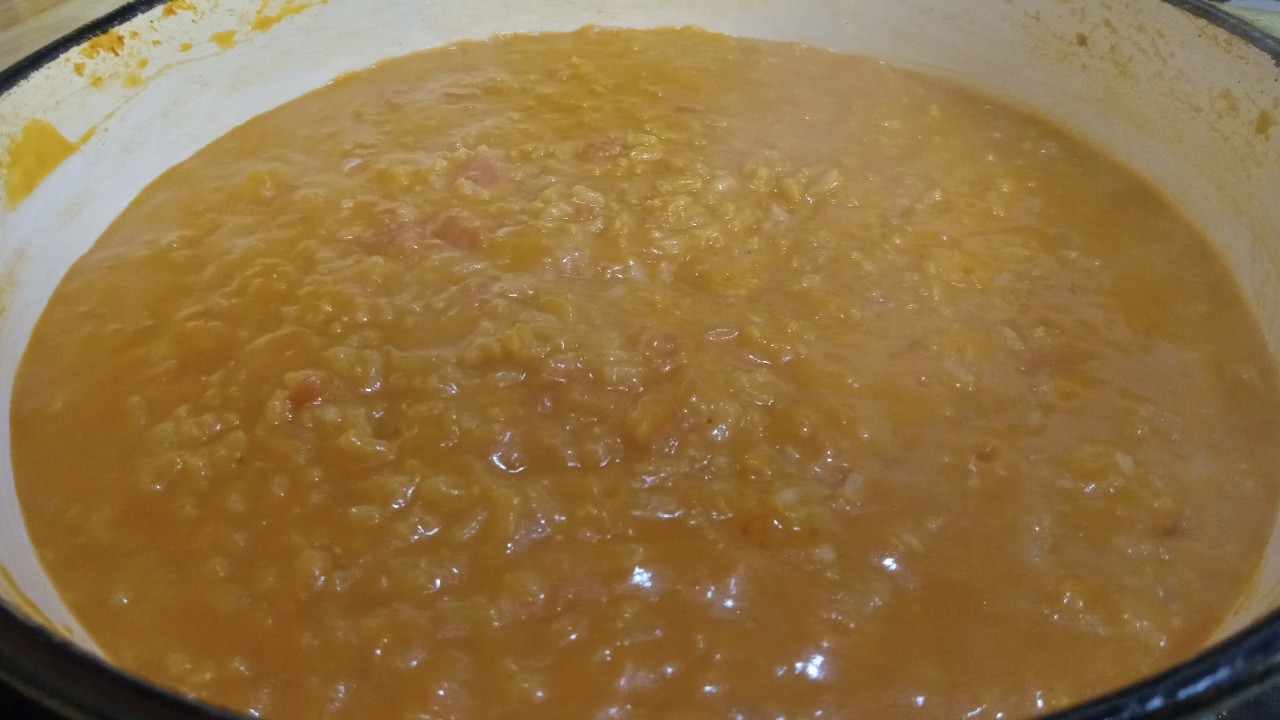 Making Tomato Risotto!