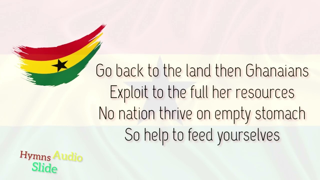 Arise Ghana youth for your country Lyrics