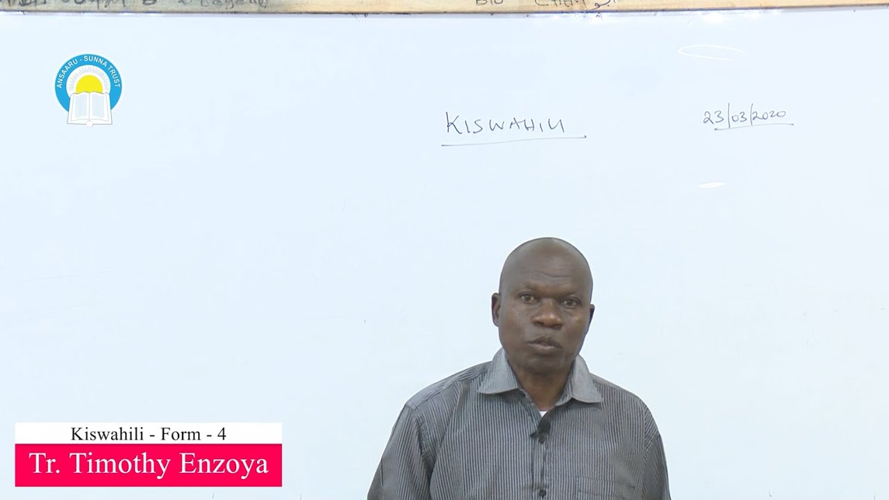 Form 3/4 - Kiswahili - Topic: Lugha ( Uchanganuzi wa Sentensi), By; Timothy Enzoya