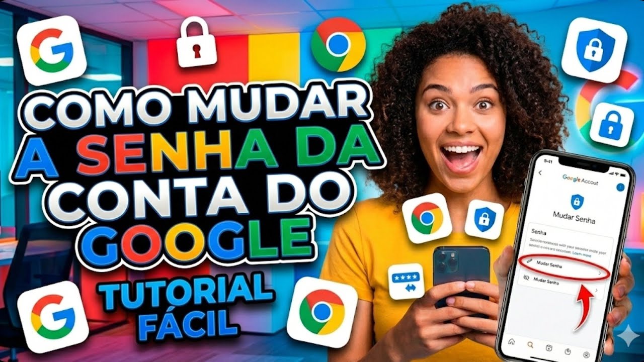 Como MUDAR a SENHA da CONTA GOOGLE (2026)