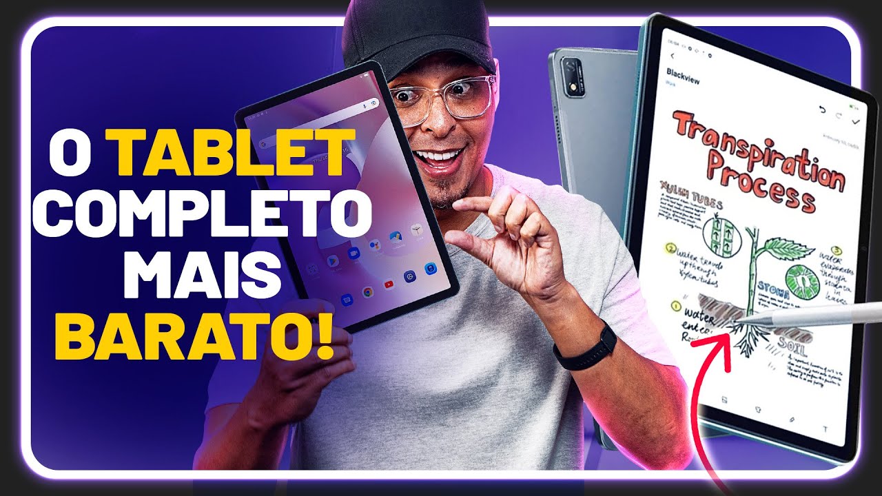 O TABLET BARATO MAIS COMPLETO QUE EU TESTEI! Com caneta e tudo! BLACKVIEW TAB 16!