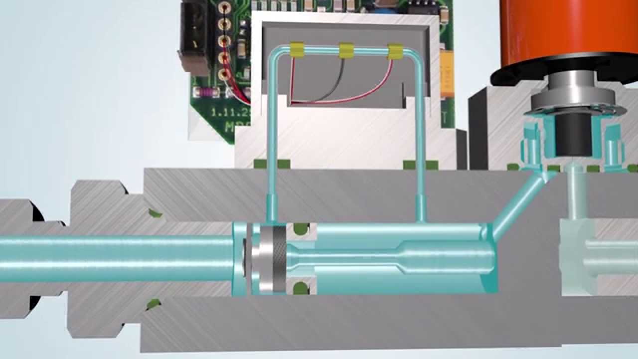Thermal Mass Flow Meter / Controller (Principle of operation)