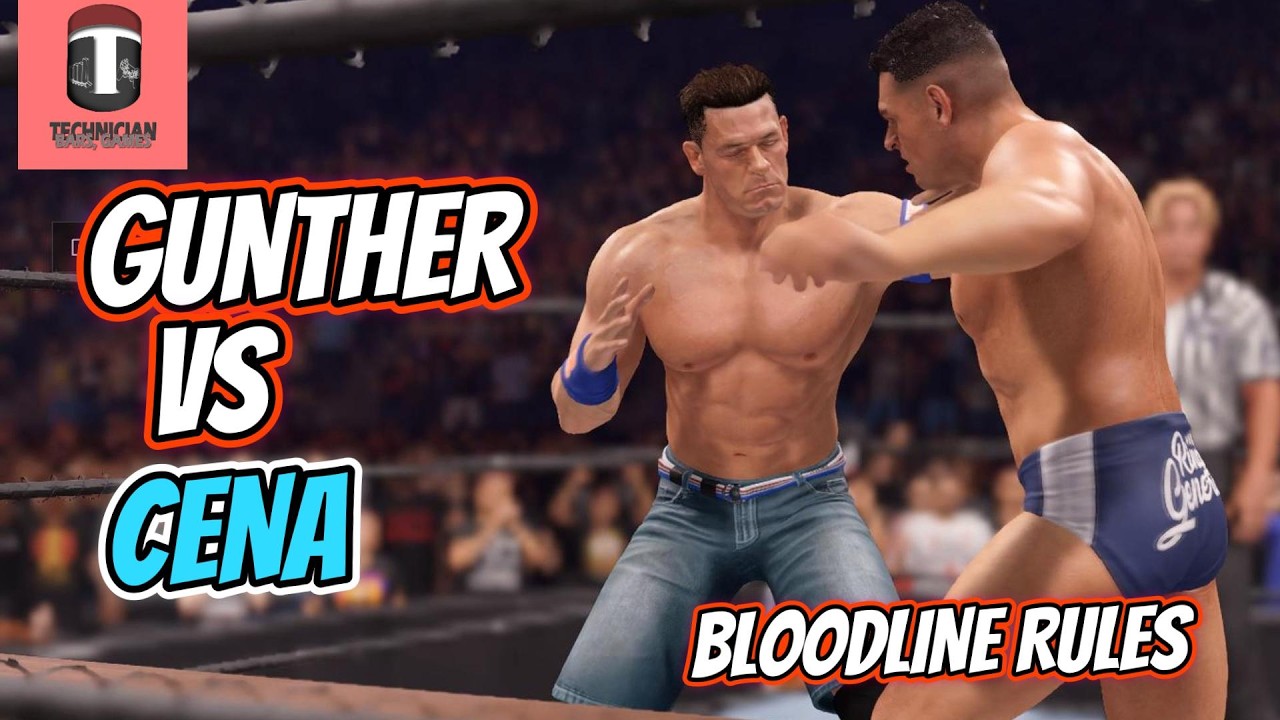 This Match Should’ve Happened in Real Life… Cena vs Gunther  WWE 2K25