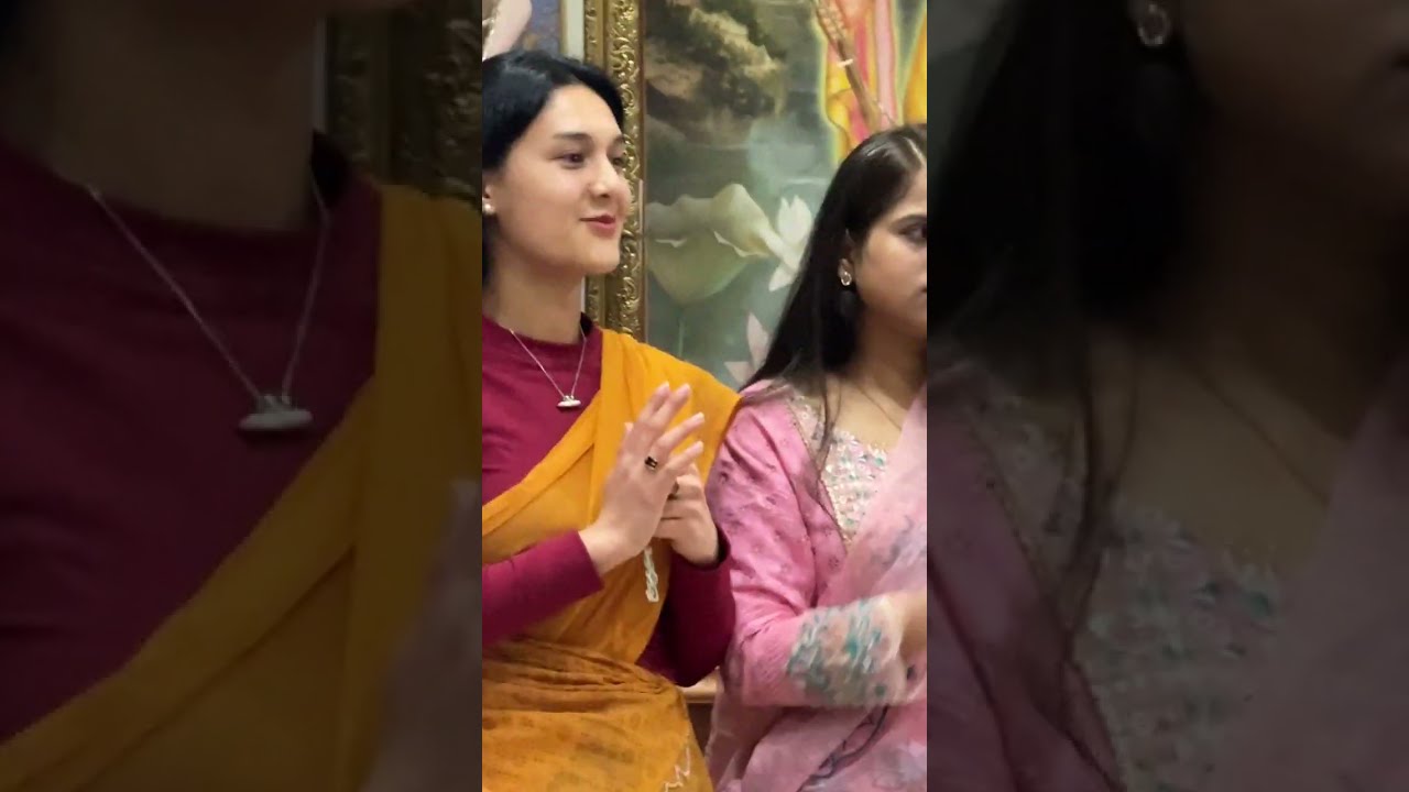 हरे कृष्ण, हरे कृष्ण, कृष्ण हरे हरे हरे राम, हरे राम, राम राम हरे हरे #hareramaharekrishna 