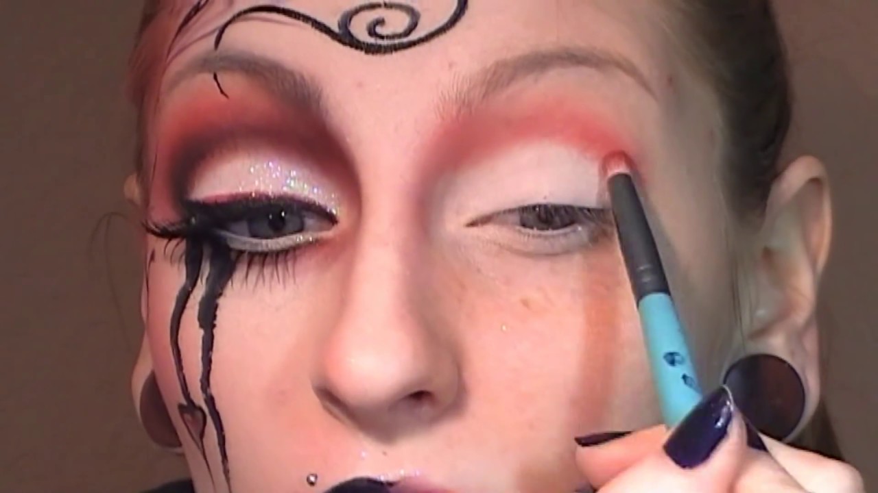 ´Broken Heart´ Dramatic Gothic Valentine's Day Creative Makeup Tutorial
