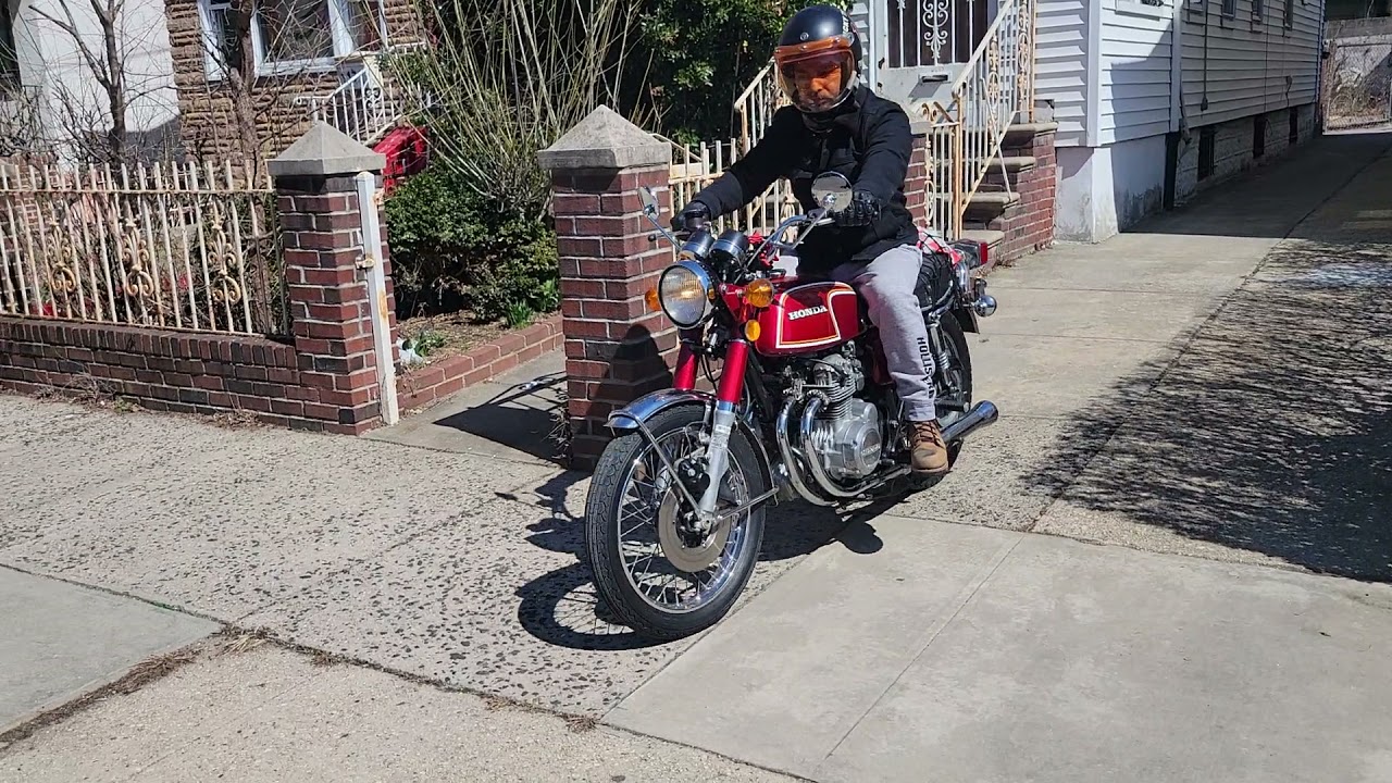 Honda cb350 4 cylinder test run.
