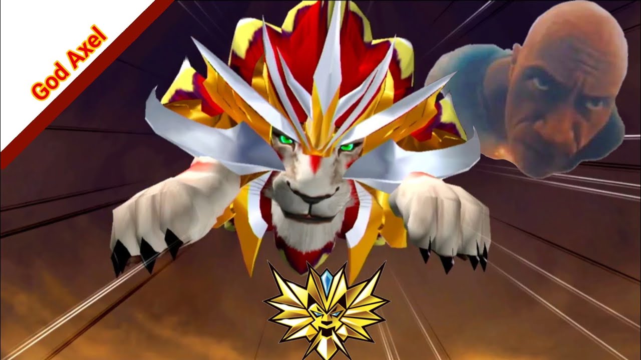 Геймплей God Axel. Мощный кайзер животных (макс. 4) | Hyakuju Taisen Great Animal Kaiser (геймпле...