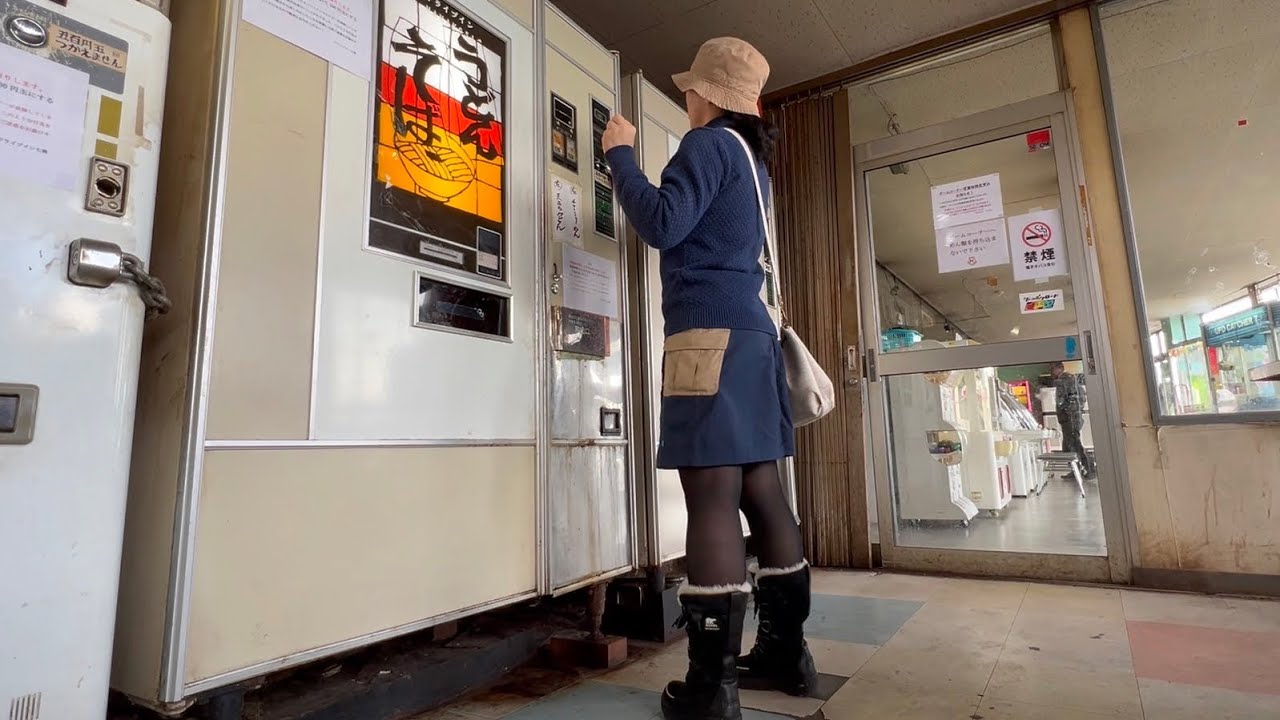 また寒波ですか、、、　群馬県　裏名所　レトロ自販機　ドライブイン七輿