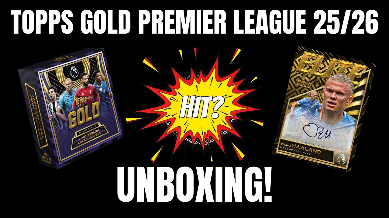 👉 UNBOXING Topps Premier League GOLD 2025/26 - HIT & CARD RARE DENTRO?! 😱🔥