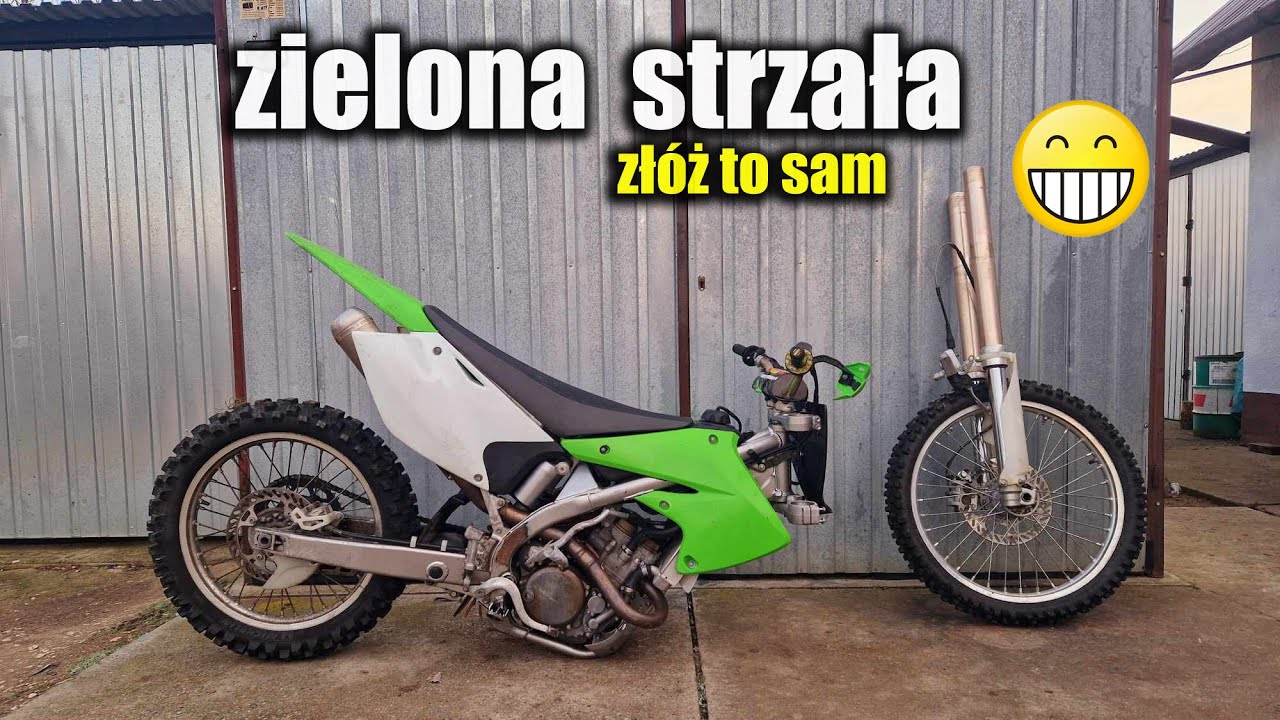 KAWASAKI KXF 250 - słabo pali i strzela z wydechu 😱🔥