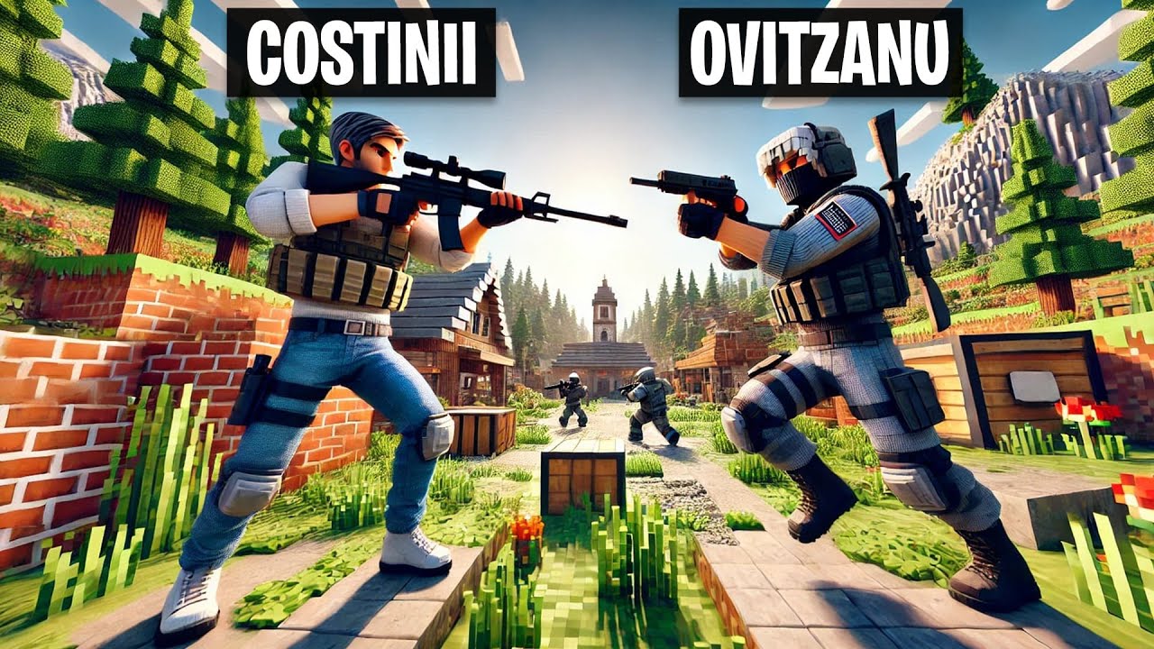 MINECRAFT in CS2 vs COSTIN!