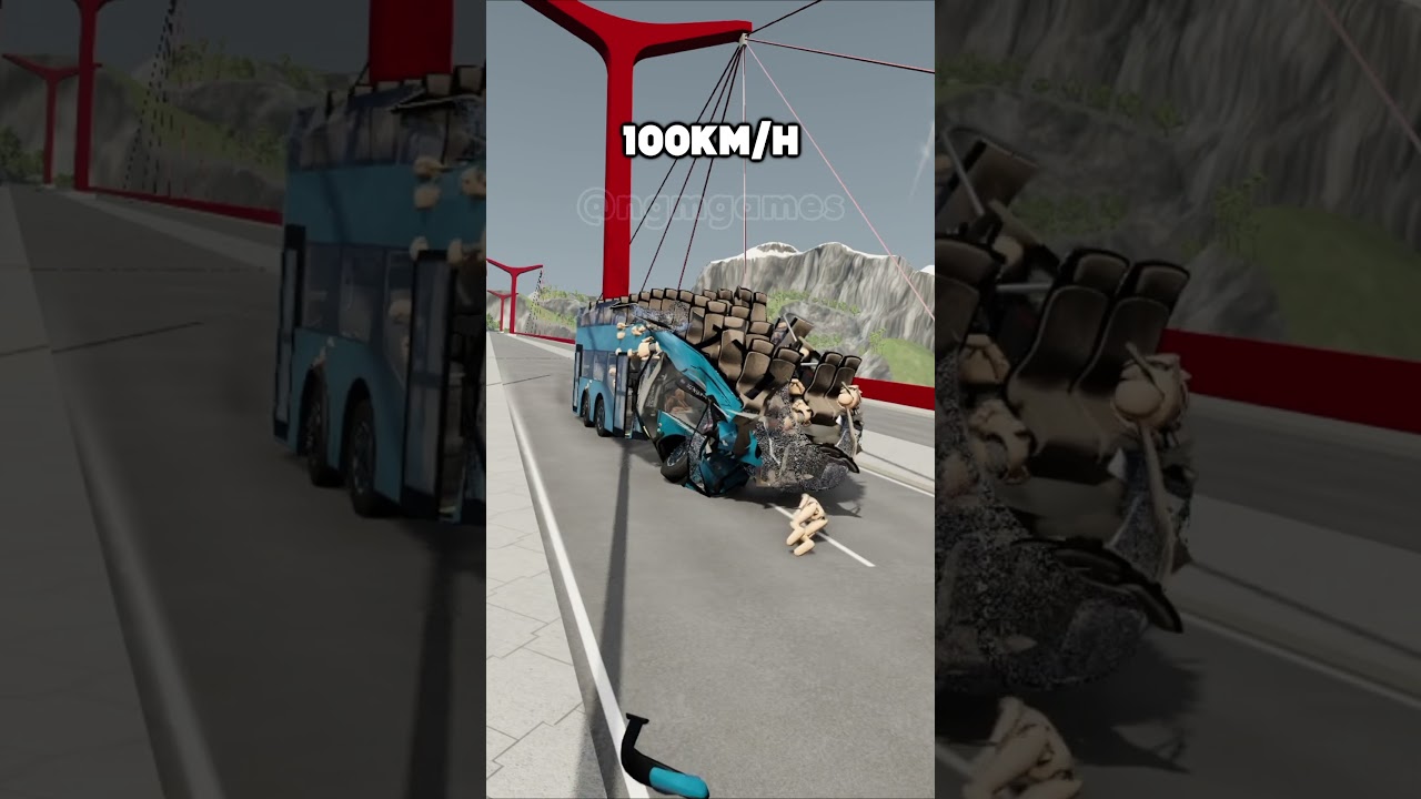 🚨TESTE DE COLIS&Atilde;O: &Ocirc;nibus com 70 passageiros