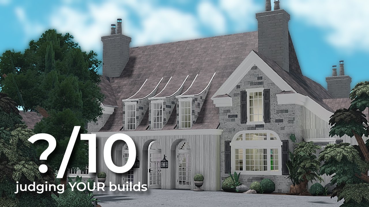 rating YOUR bloxburg houses, but the server resets every 10 minutes... (8)