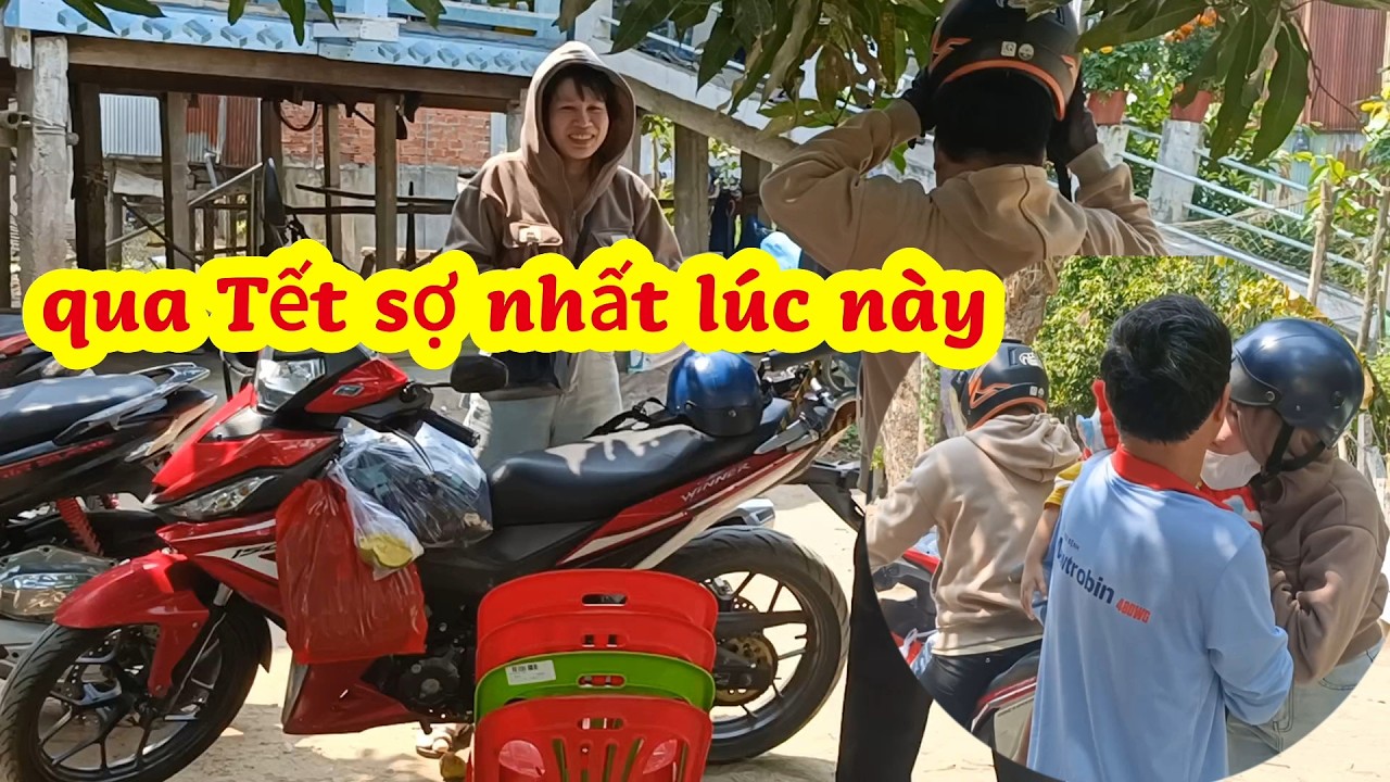 Vì cuộc sống mưu sinh mà phải xa cách gia đình.Thương lắm