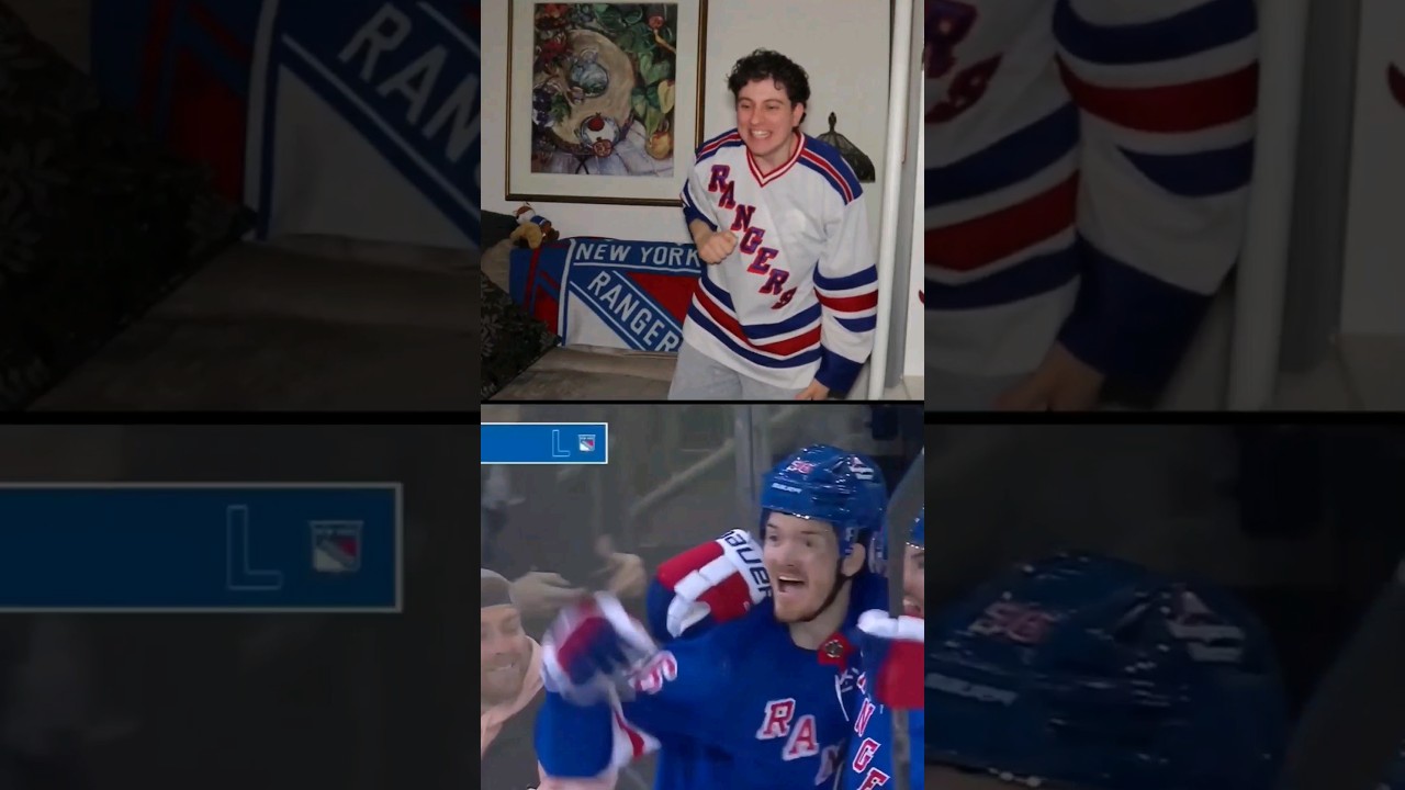 Jack Roslovic's biggest goal as a NEW YORK RANGER! First NHL playoff goal!