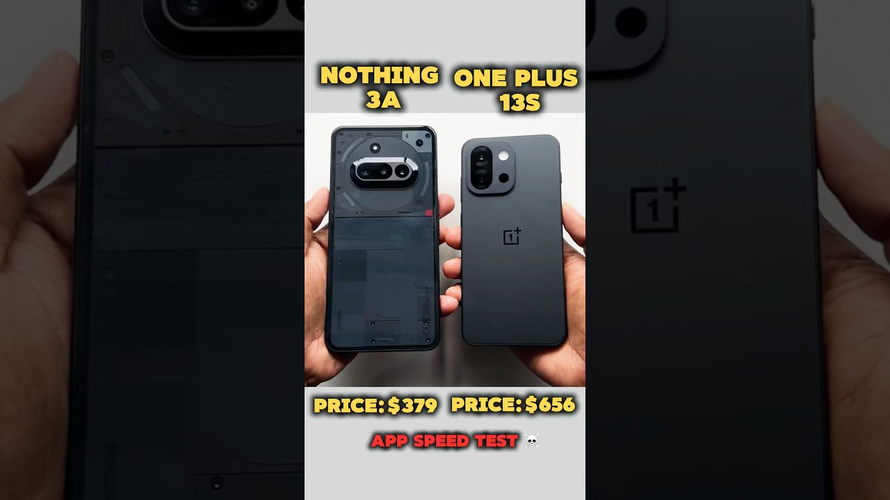 Nothing Phone 3a vs OnePlus 13s SPEED TEST &ndash; The Winner DESTROYS the Competition!😱