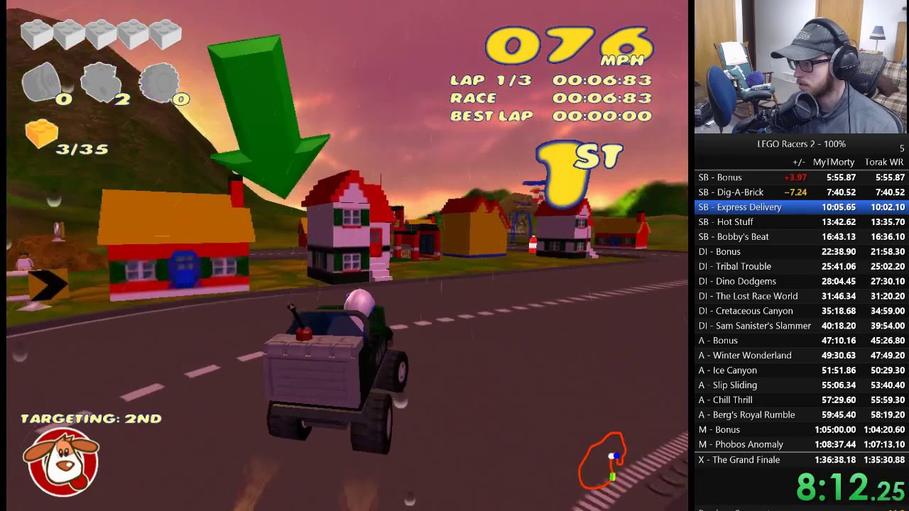 LEGO Racers 2 (PC) 100% Speedrun - 
