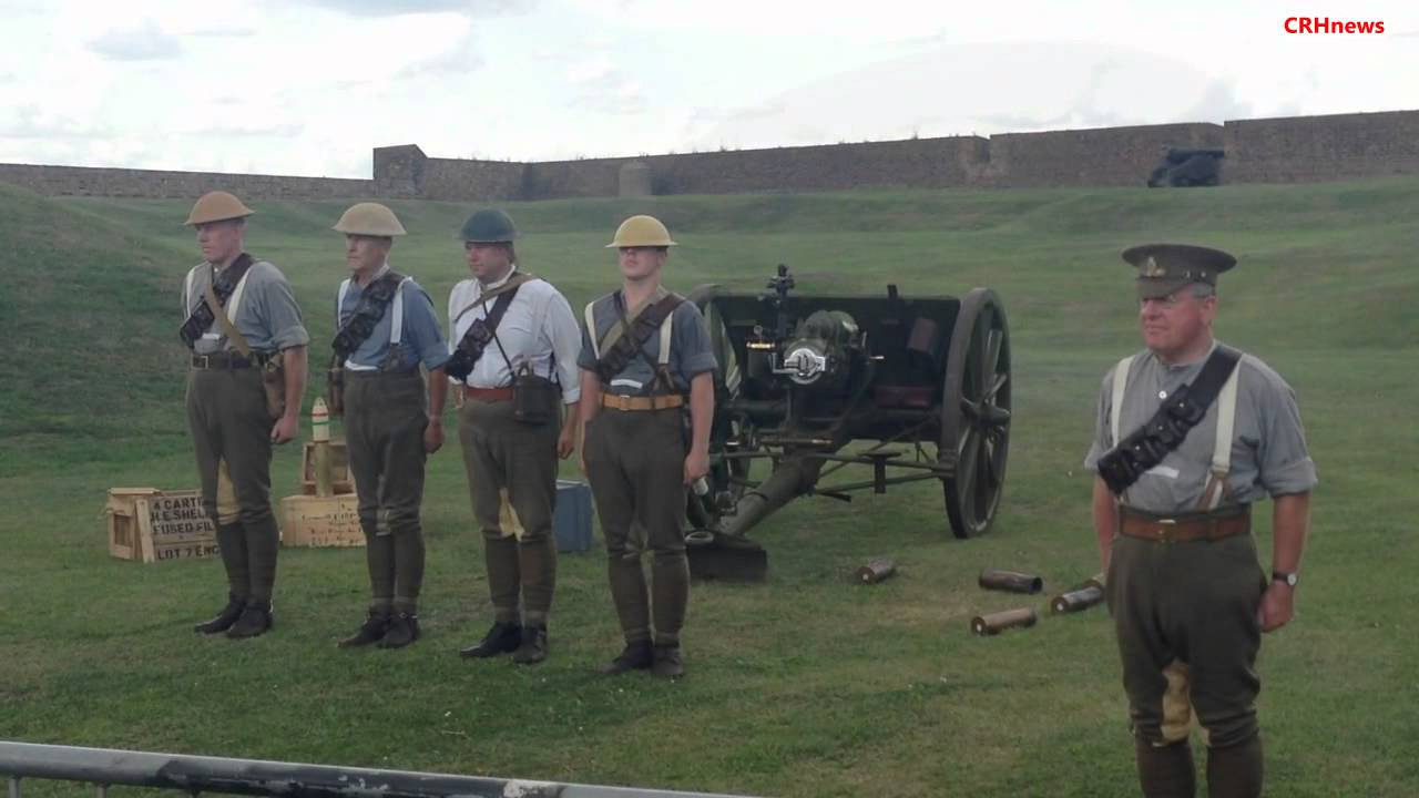 CRHnews - Eighteen pounder blasts Tilbury Fort during WWI Centenary