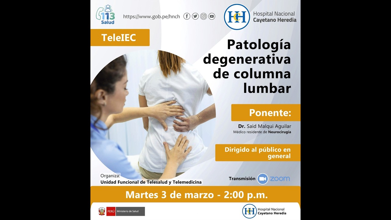 Patología degenerativa de columna lumbar