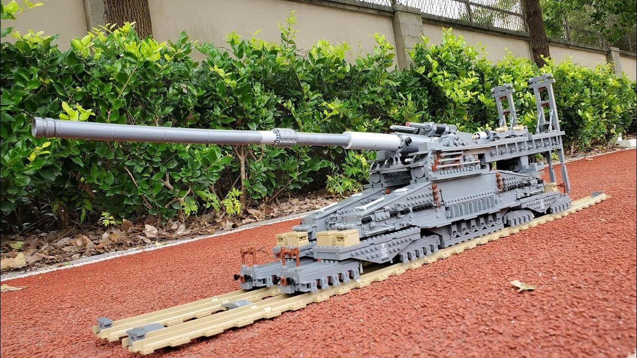 It's not LEGO:KAZI German 80cm k(e) Railway Gun DORA Review