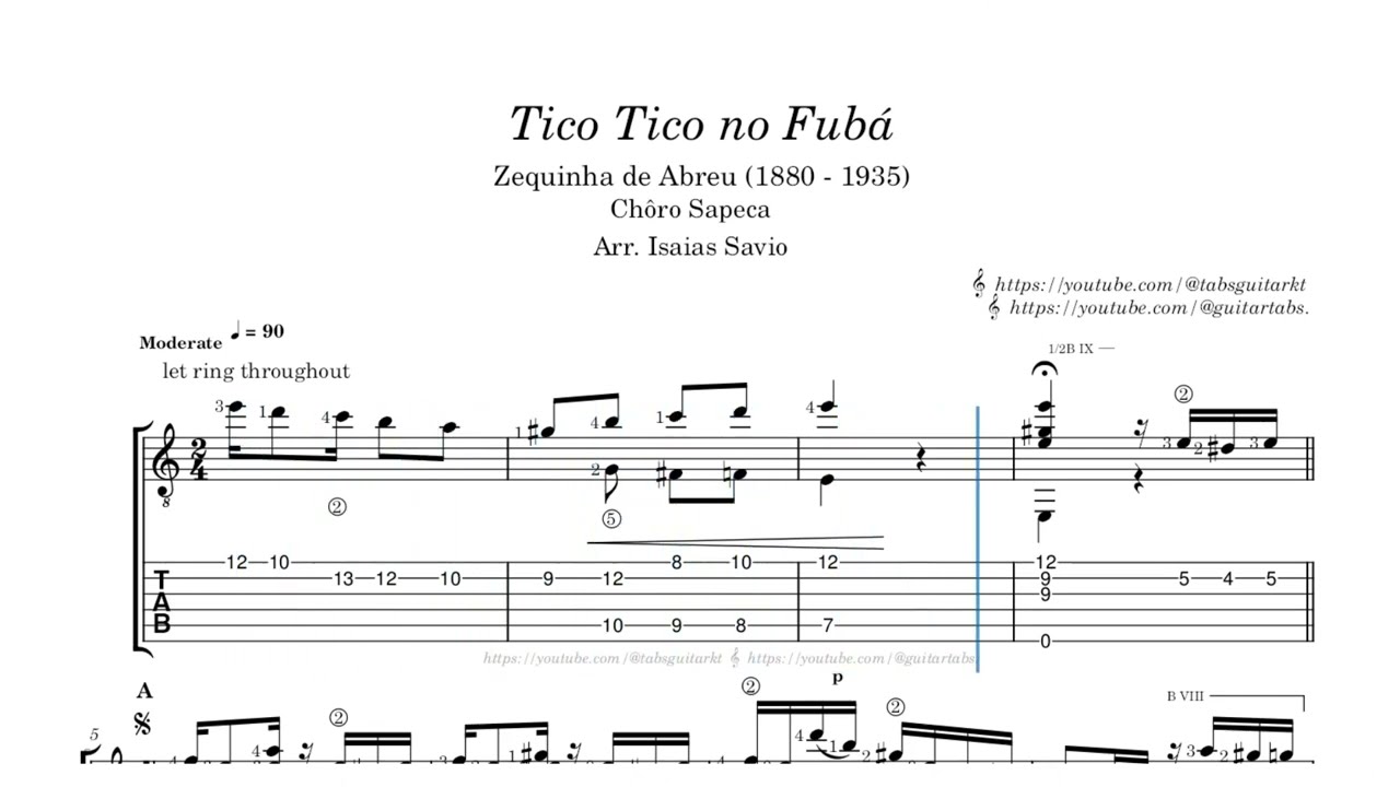 Tico Tico no Fubá | Zequinha de Abreu (1880 - 1935) | TAB