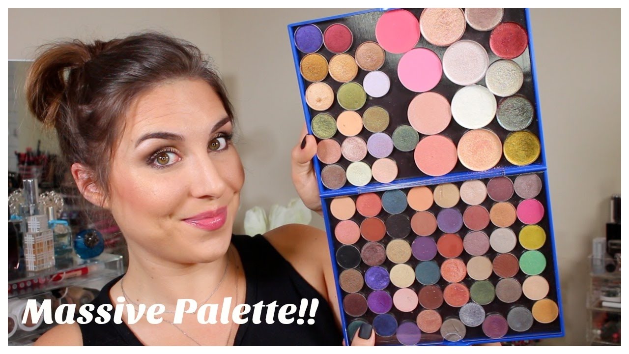 HUGE Magnetic Makeup Palette Review: Adept Cosmetics | Bailey B.
