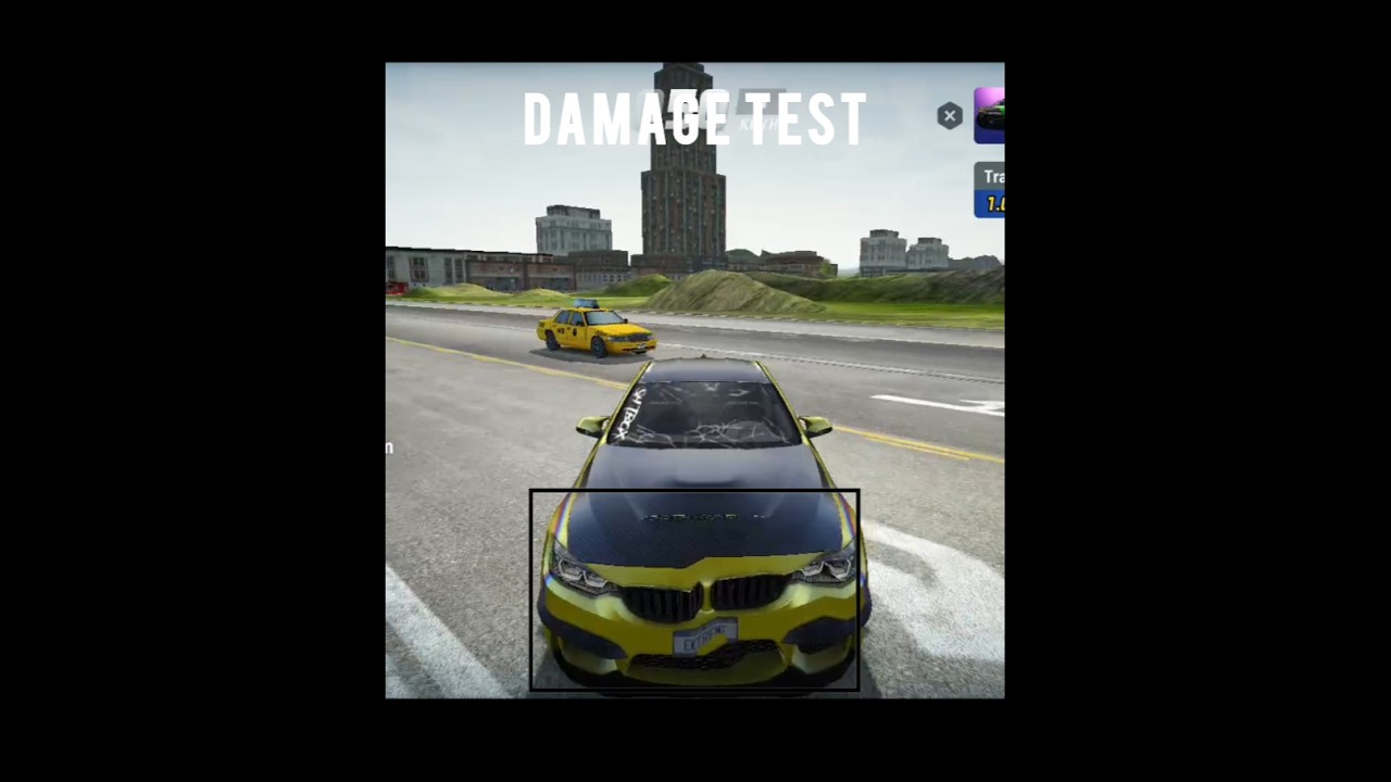 Damage test ? Car Simulator 2 🆚 extreme car driving #popular #10kviews #trend #viral short #gaming