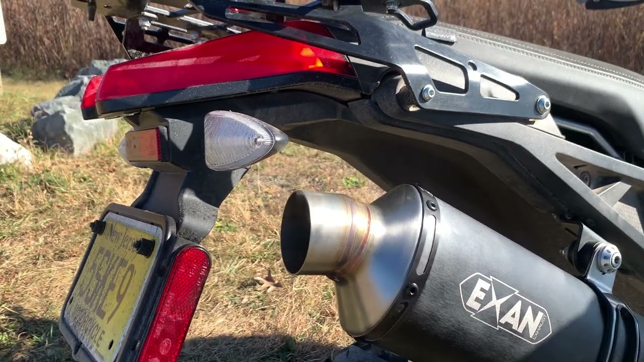 2023 Aprilia Tuareg 660 Exan exhaust without DB Killer
