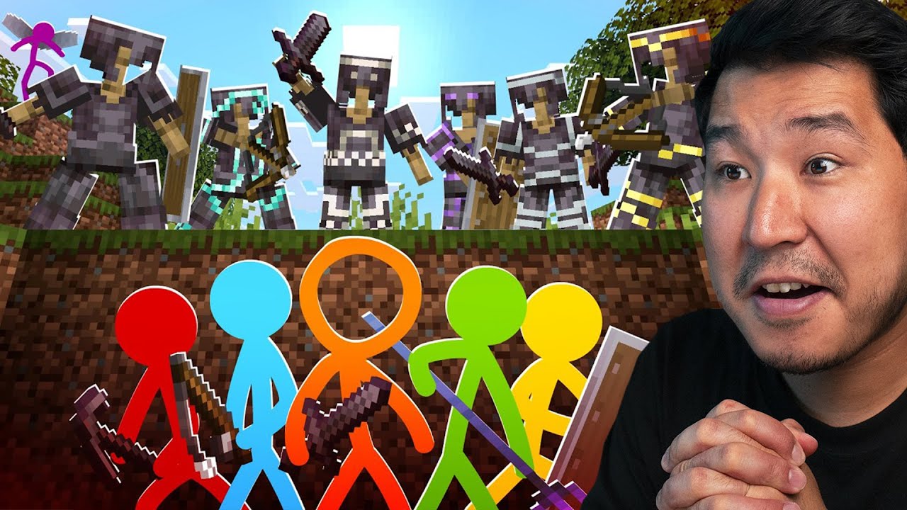 Стикмандар Майнкрафтта - 37 бөлім (Hardcore Manhunt - Animation vs. Minecraft Shorts Ep 37) Реакция
