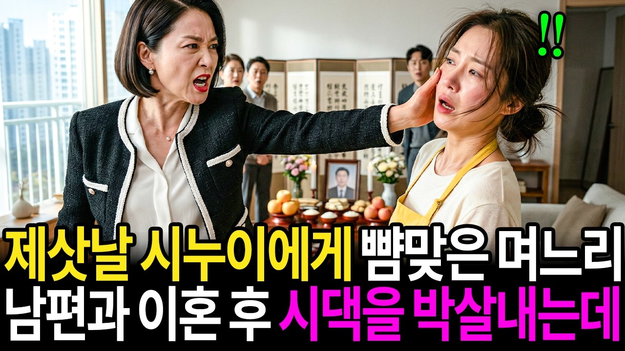 시아버지 제삿날 시누이에게 뺨 맞은 며느리, 남편과 이혼 후 시댁을 박살내는데.. 인생사연 | 노후사연 | 사이다 사연 | 시니어사연 | 라디오사연